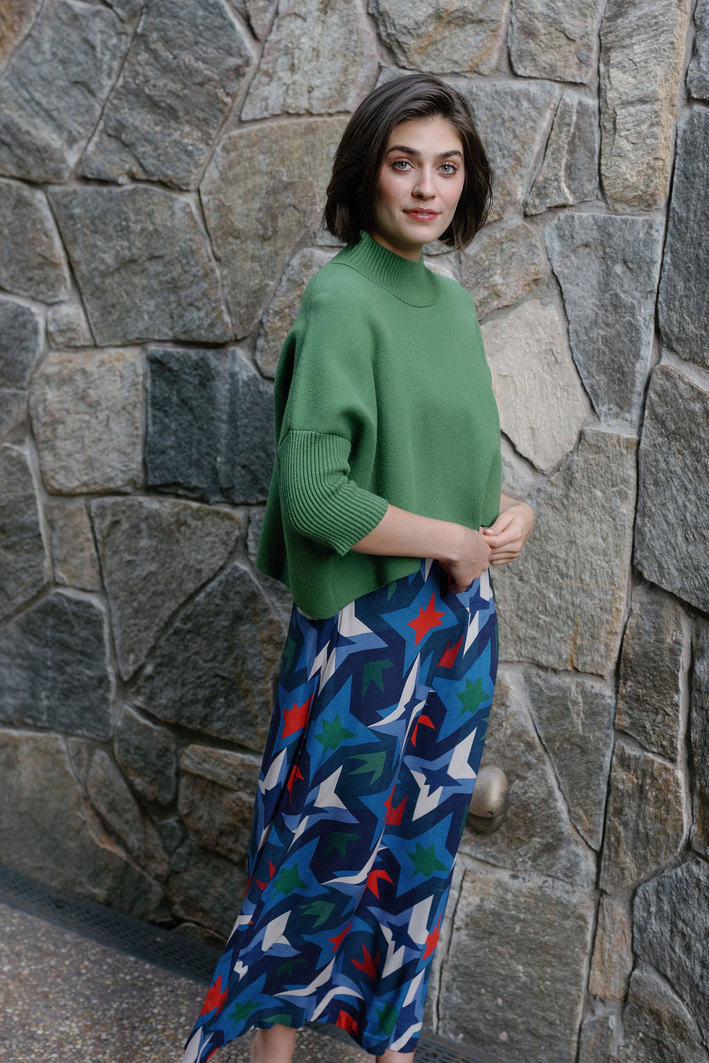 Tiffany Colorblock Skirt-Briton Court