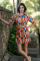 Monica Scalloped Mini Dress-Briton Court