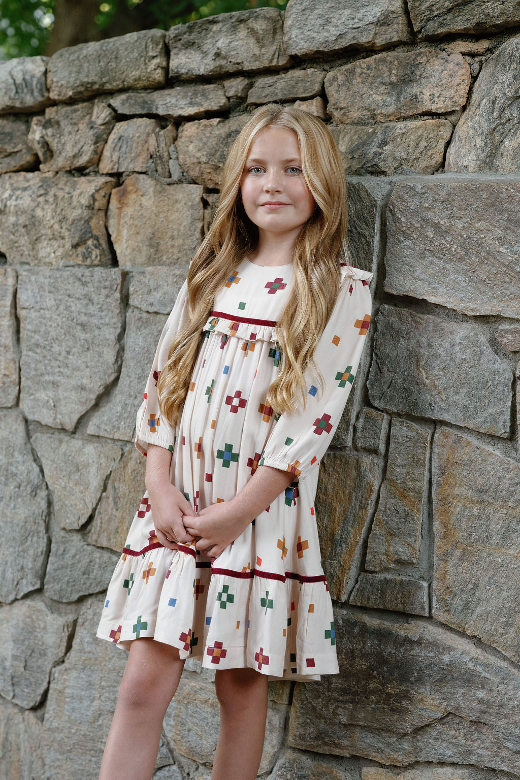 Blair Cream Dress-Briton Court