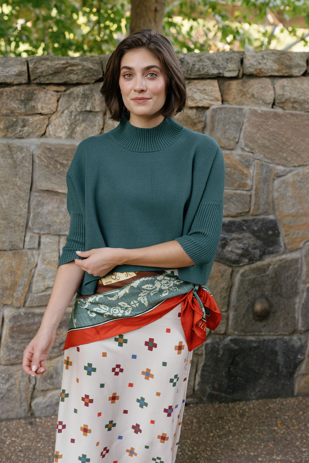 Tiffany Cream Skirt-Briton Court
