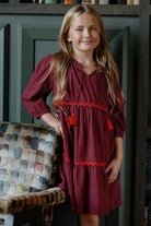 Layla Striped Dress-Briton Court