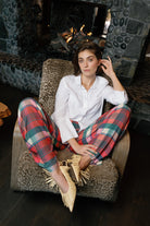 Sarah Plaid Pants-Briton Court