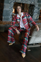 Sarah Plaid Pants-Briton Court
