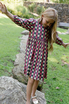 Autumn Check Dress-Briton Court