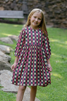 Autumn Check Dress-Briton Court