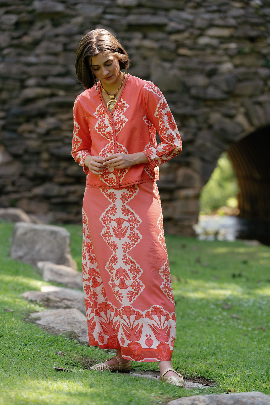 Tiffany Scroll Skirt-Briton Court