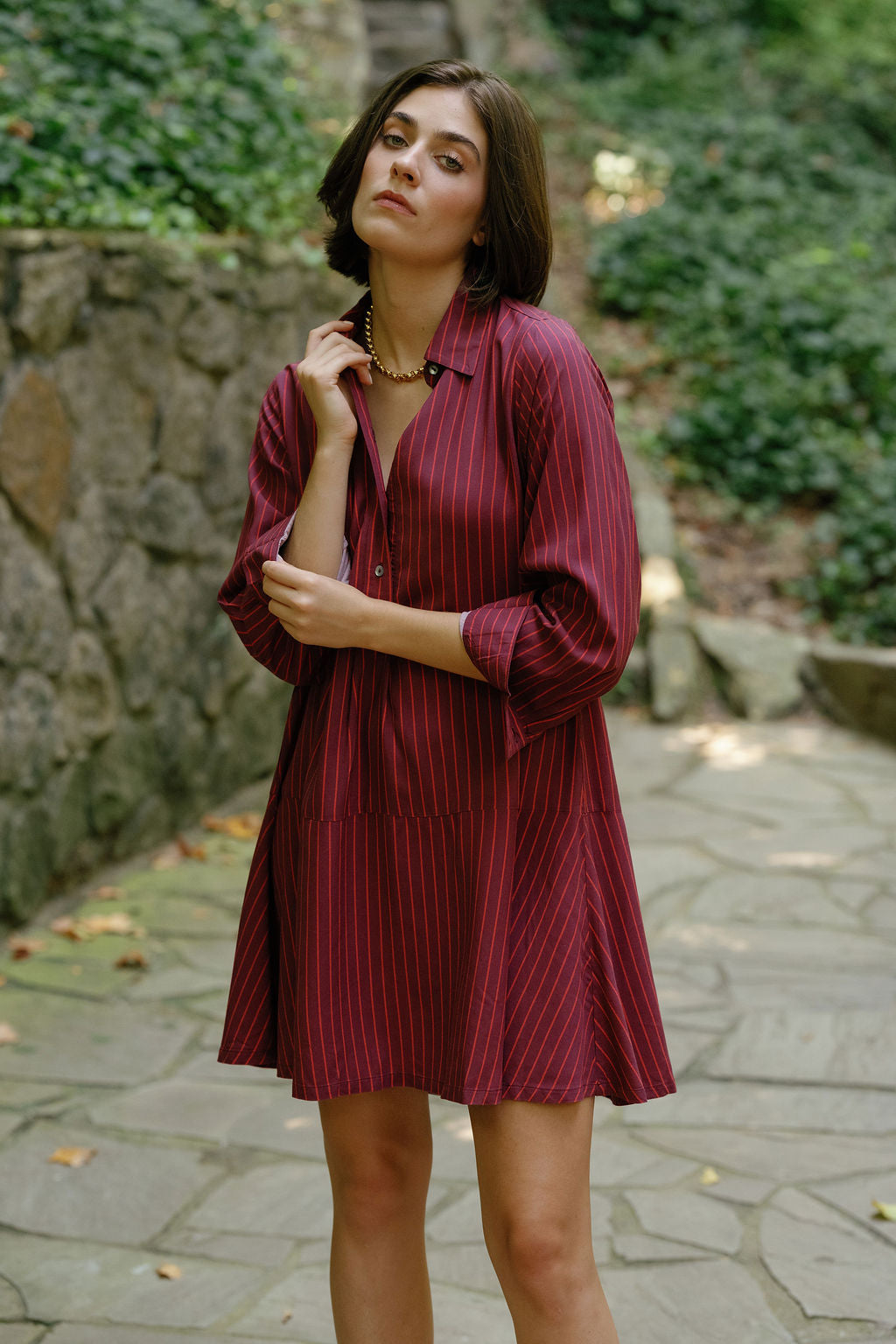 Margot Striped Mini-Briton Court