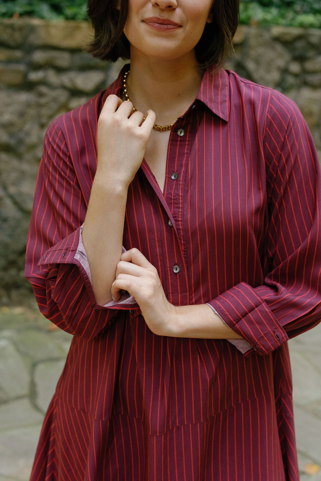Margot Striped Mini-Briton Court