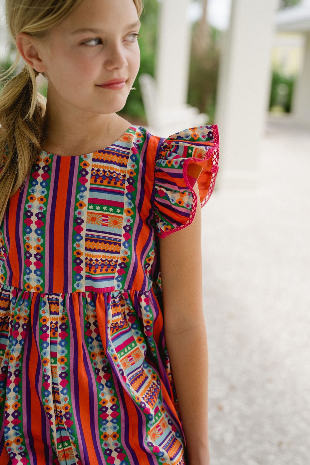 Girls Bella Dress-Briton Court