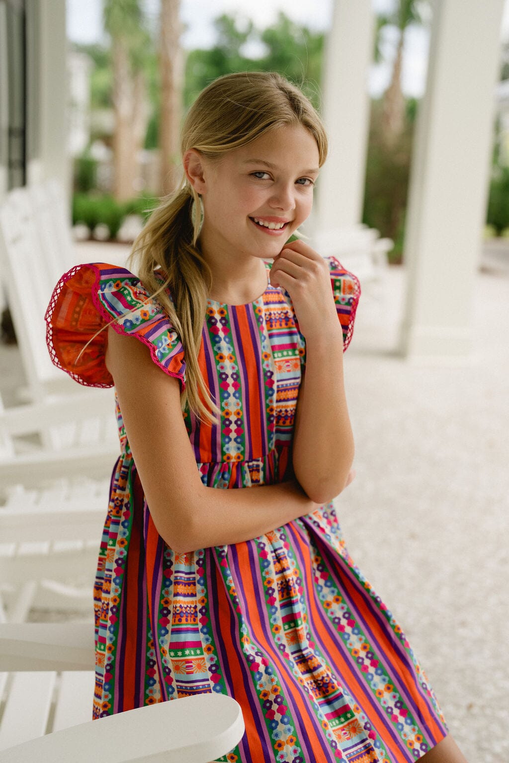 Girls Bella Dress-Briton Court