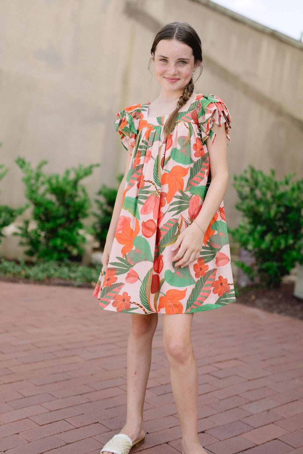 Girls Julie Dress-Briton Court