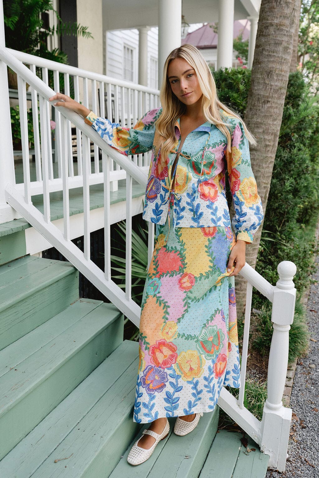 Tiffany Skirt- Floral-Briton Court