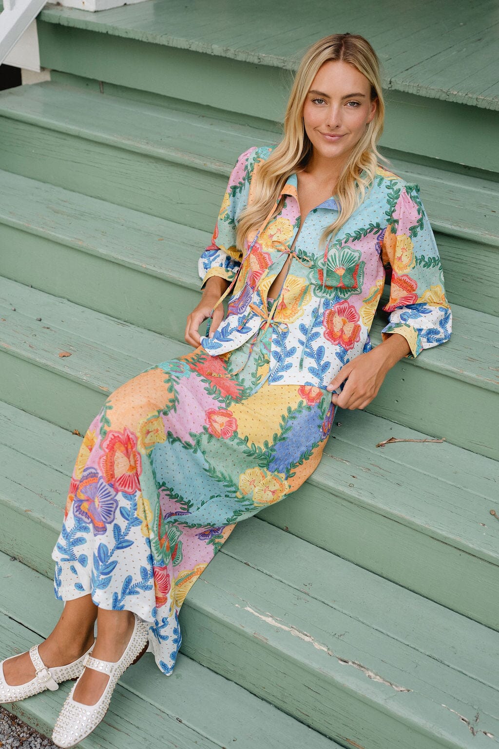 Tiffany Skirt- Floral-Briton Court