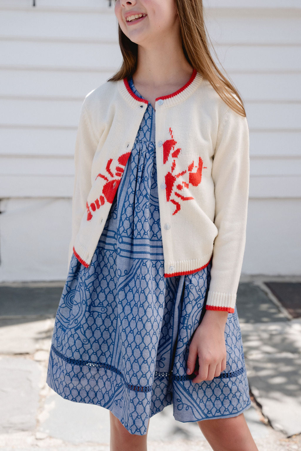 Evelyn Lobster Cardigan-Briton Court