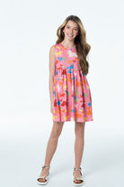 Dahlia Puppy Print Dress-Briton Court