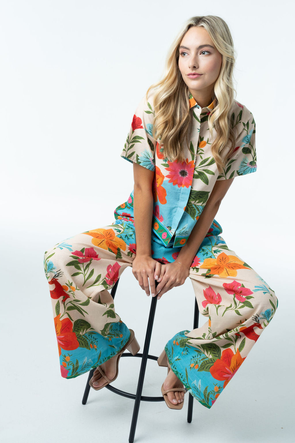 Sarah Linen Pant-Briton Court