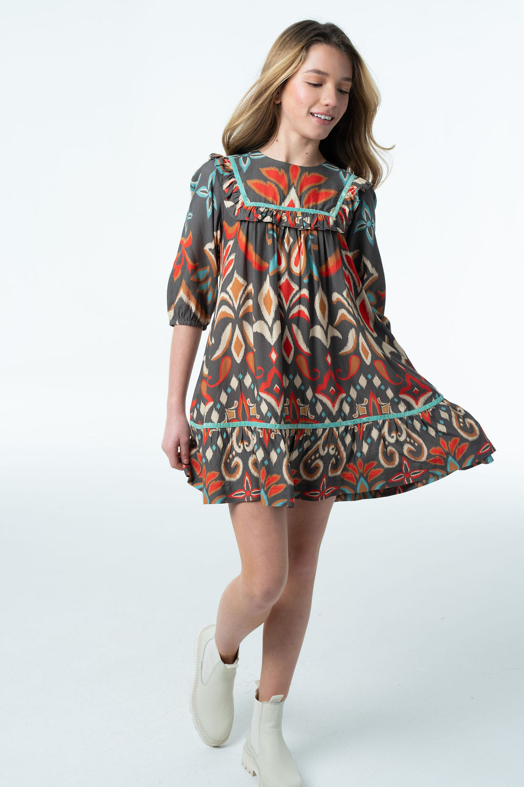 Blair Tapestry Dress-Briton Court