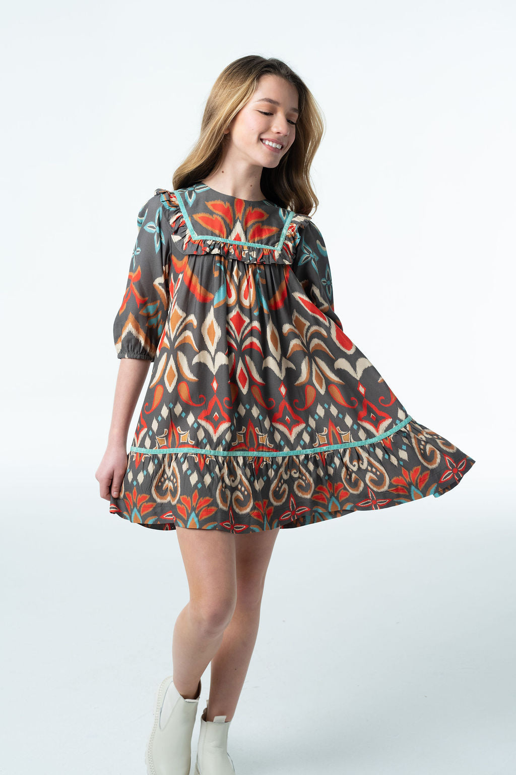 Blair Tapestry Dress-Briton Court