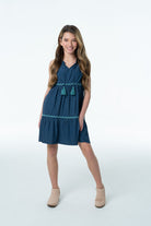 Layla Dress- Crepe Polka Dot-Briton Court