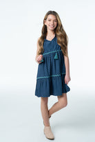 Layla Dress- Crepe Polka Dot-Briton Court