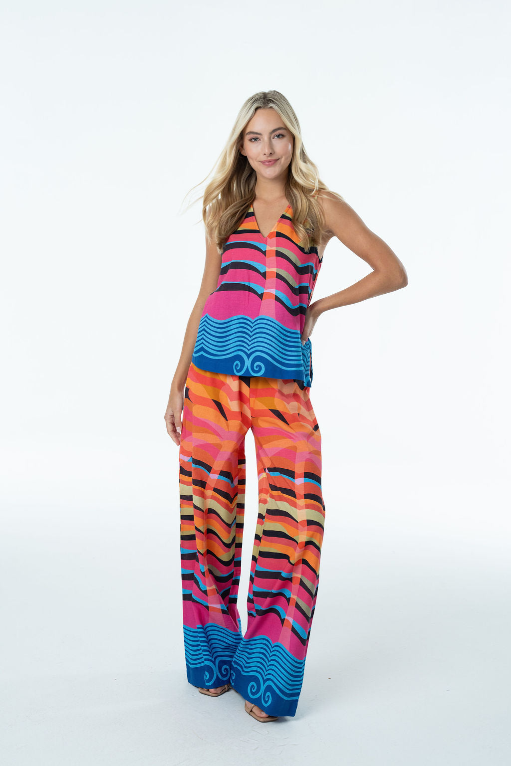Sarah Linen Pant-Briton Court