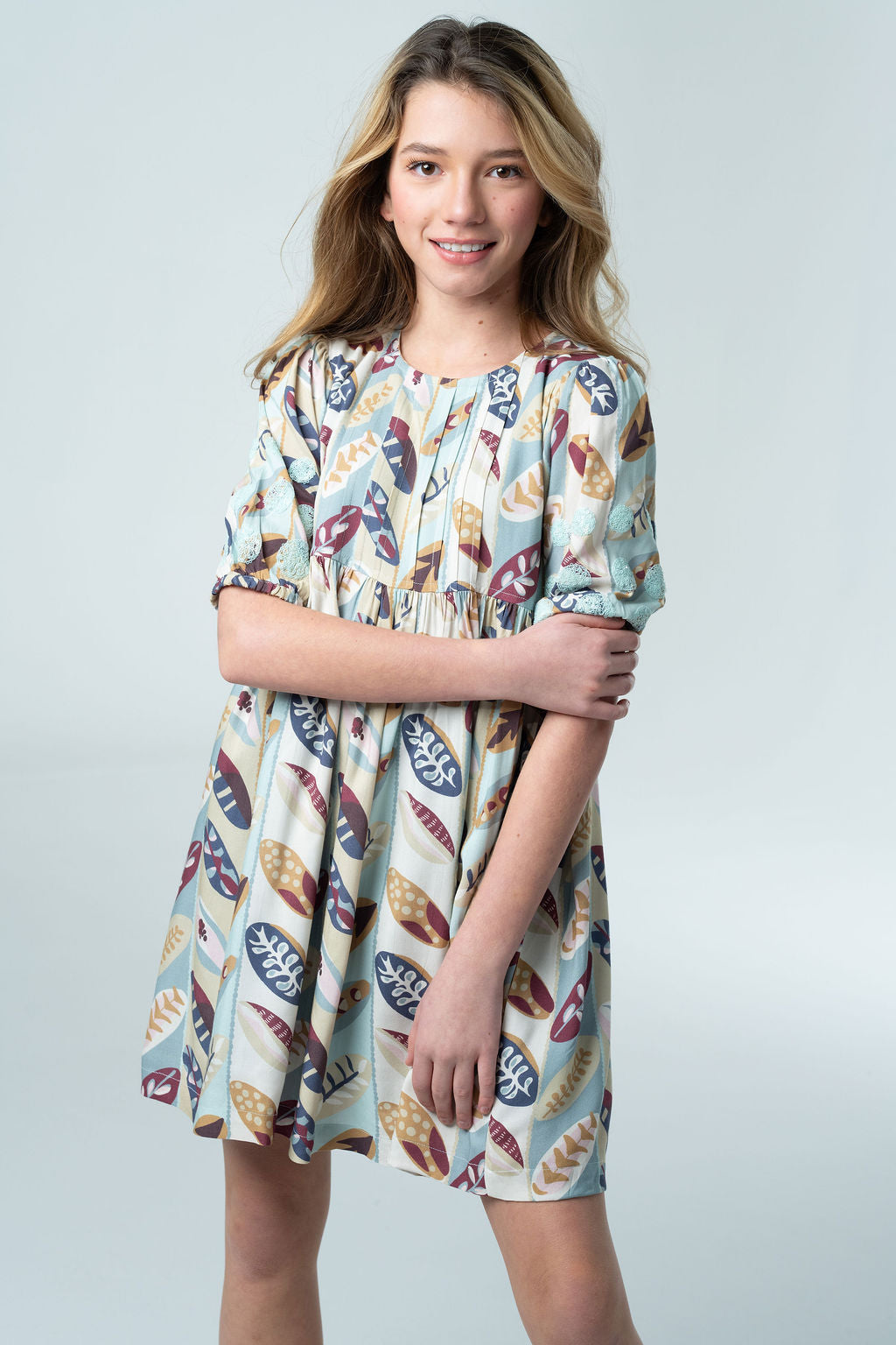 Eva Dress- Falling Leaves-Briton Court