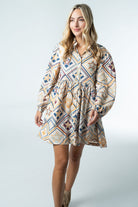 Frenchi Mini Dress – Star Print-Briton Court