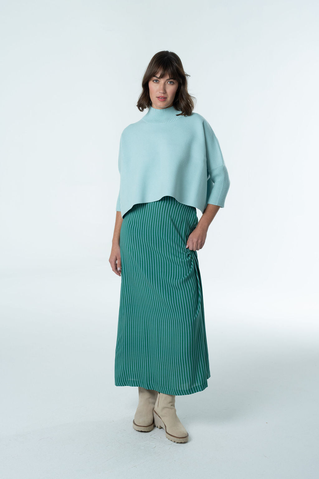 Tiffany Striped Skirt-Briton Court
