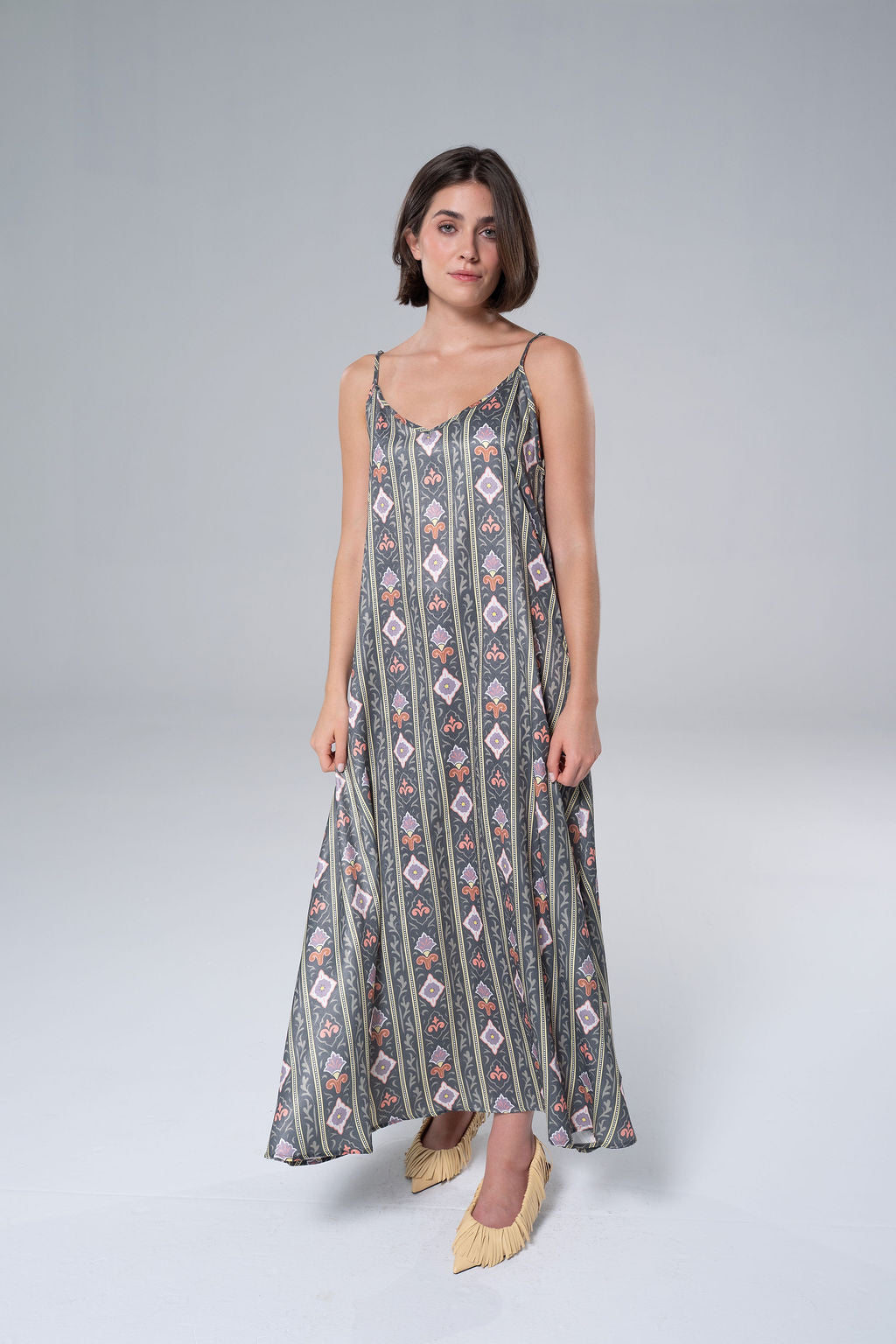 Camille Slip Dress- Heirloom Tile-Briton Court