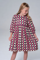 Autumn Check Dress-Briton Court