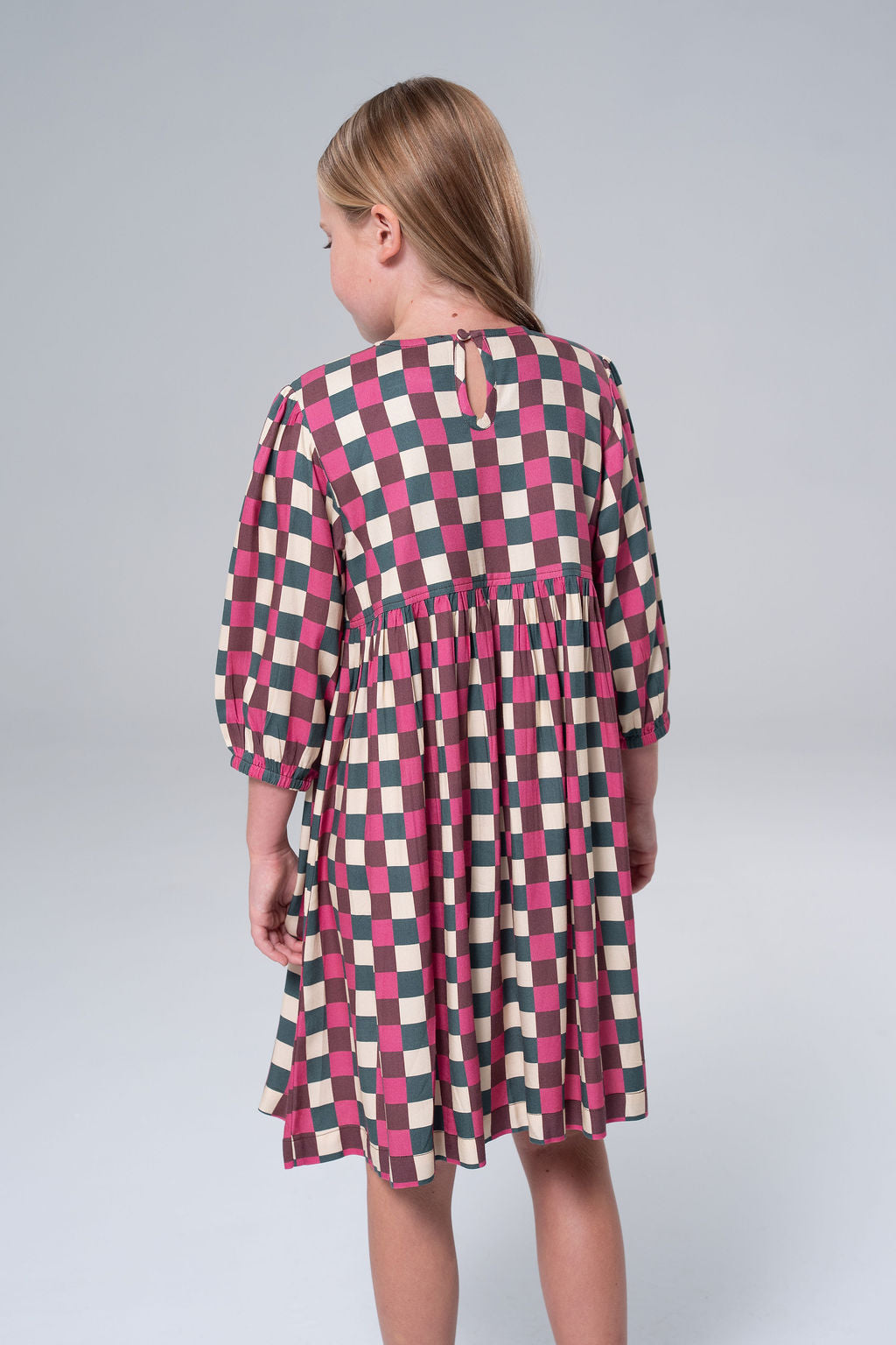 Autumn Check Dress-Briton Court