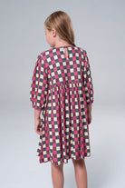 Autumn Check Dress-Briton Court
