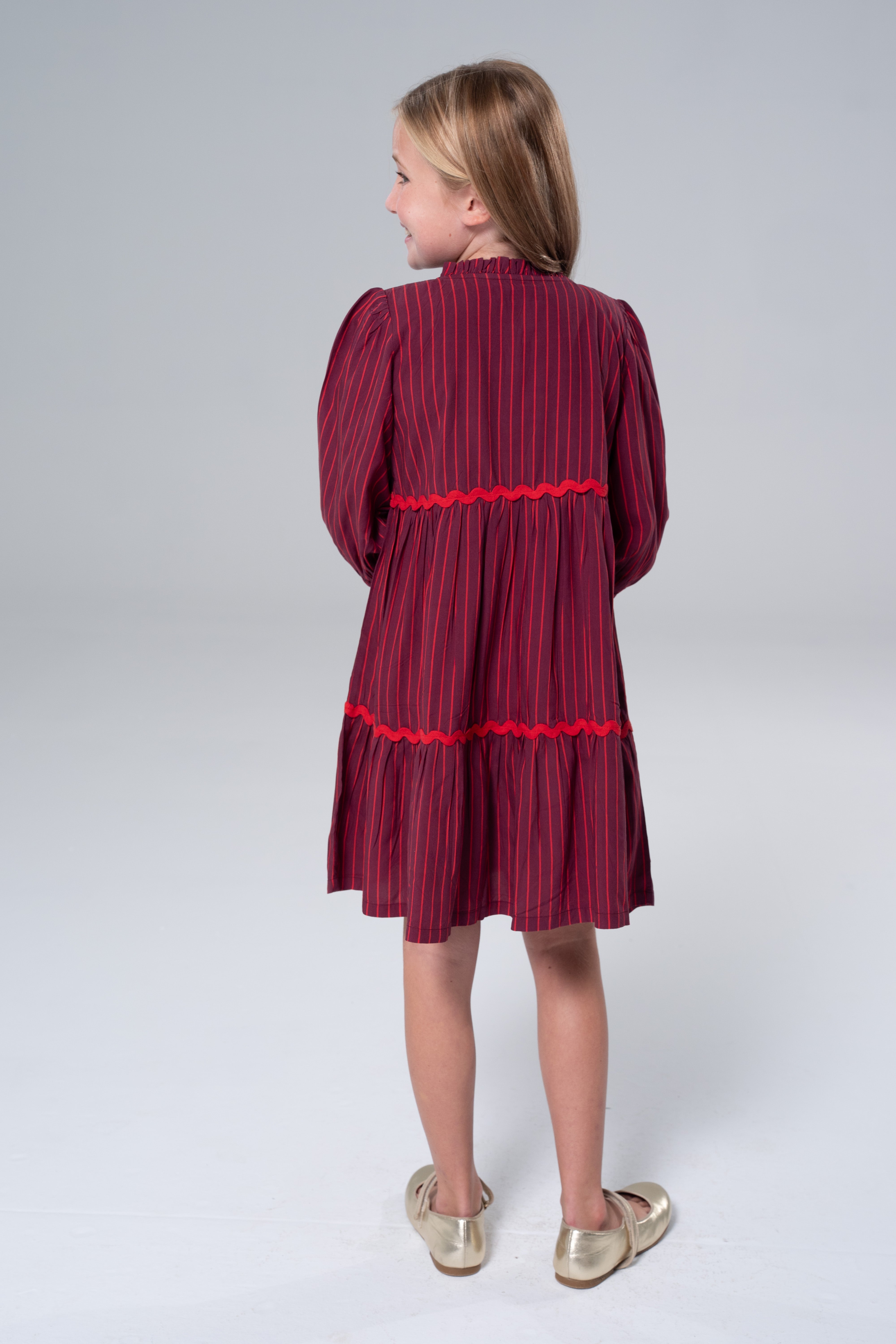 Layla Striped Dress-Briton Court