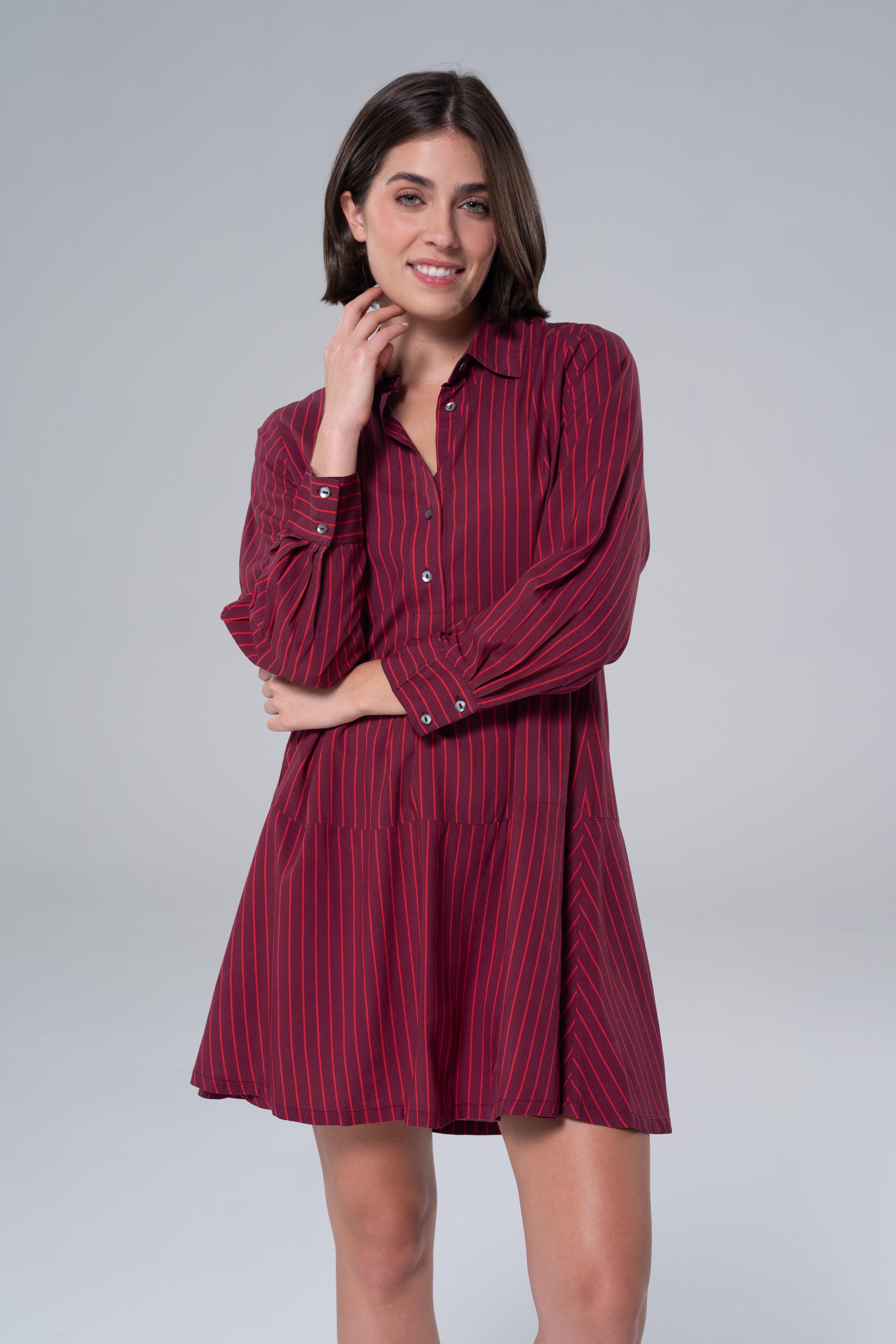 Margot Striped Mini-Briton Court