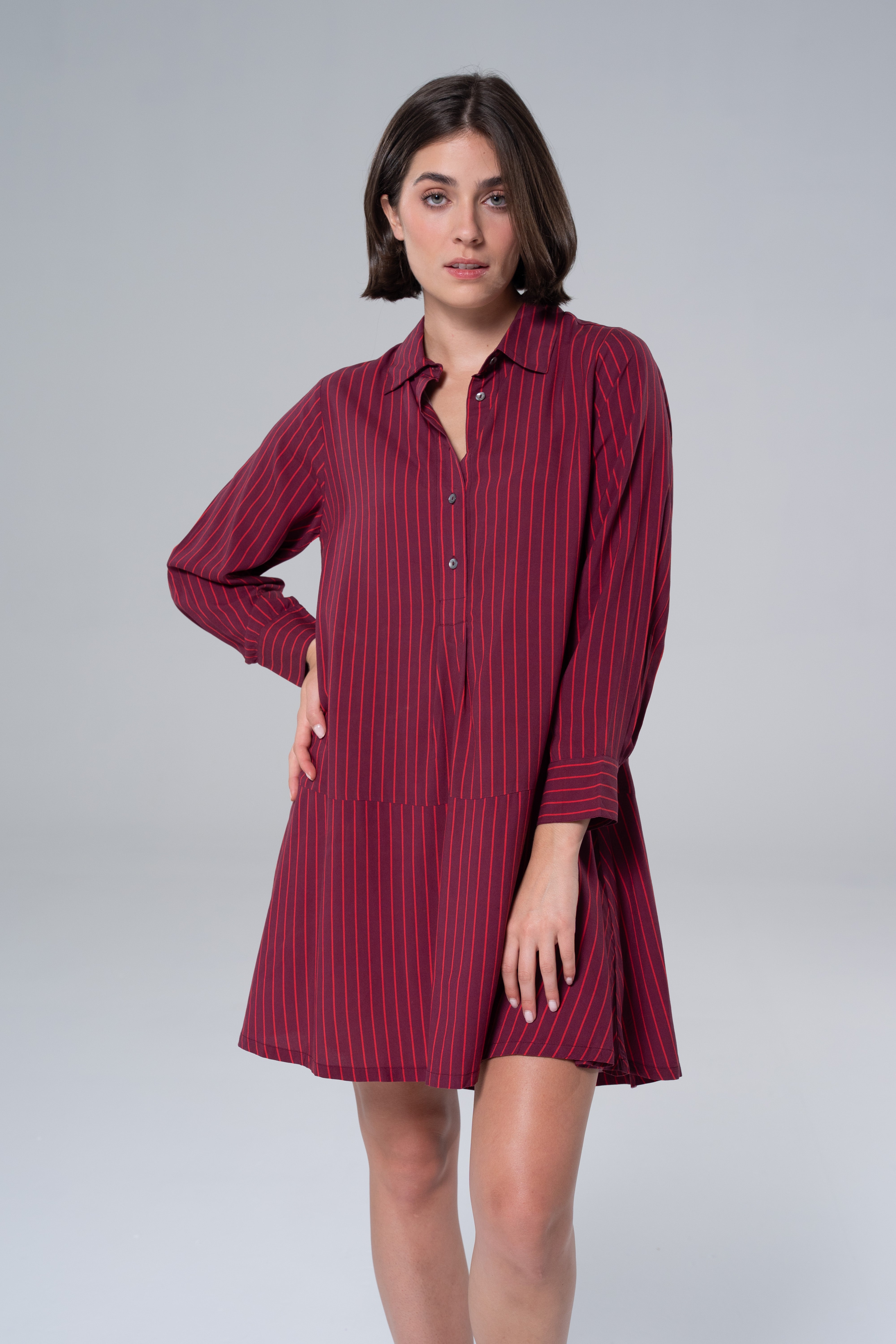 Margot Striped Mini-Briton Court