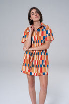 Monica Scalloped Mini Dress-Briton Court