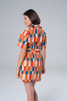 Monica Scalloped Mini Dress-Briton Court