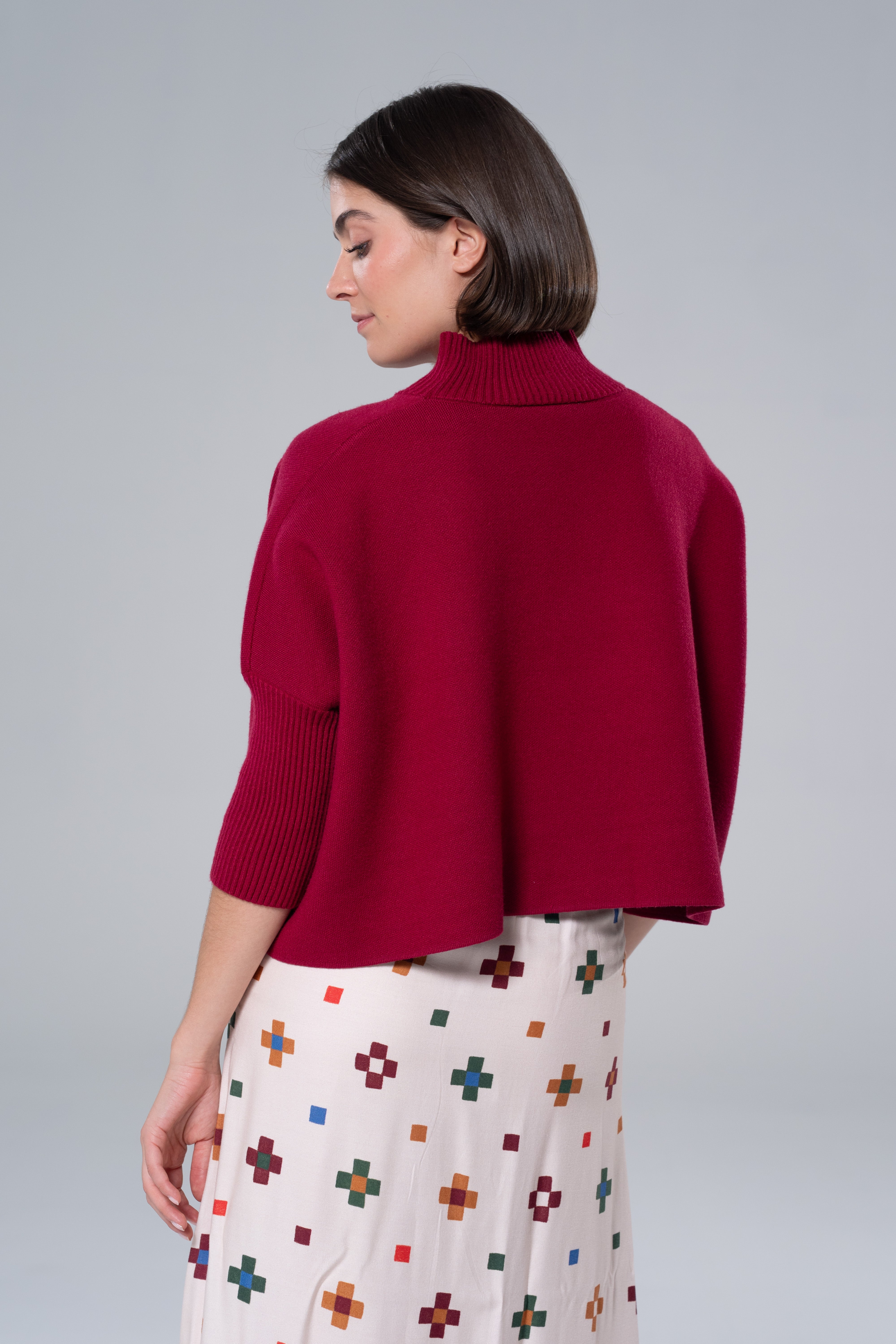 Sophia Sweater Bordeaux-Briton Court