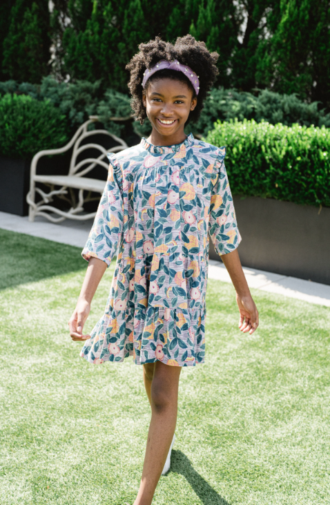 Girls Savannah Dress-Briton Court