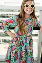 Girls Naomi Dress-Briton Court