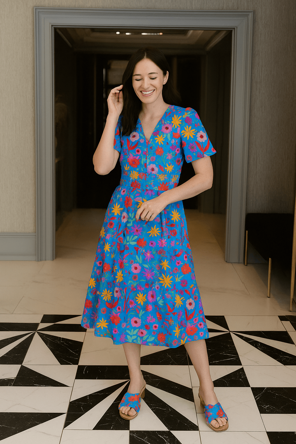 Tiered Willow Dress-Briton Court