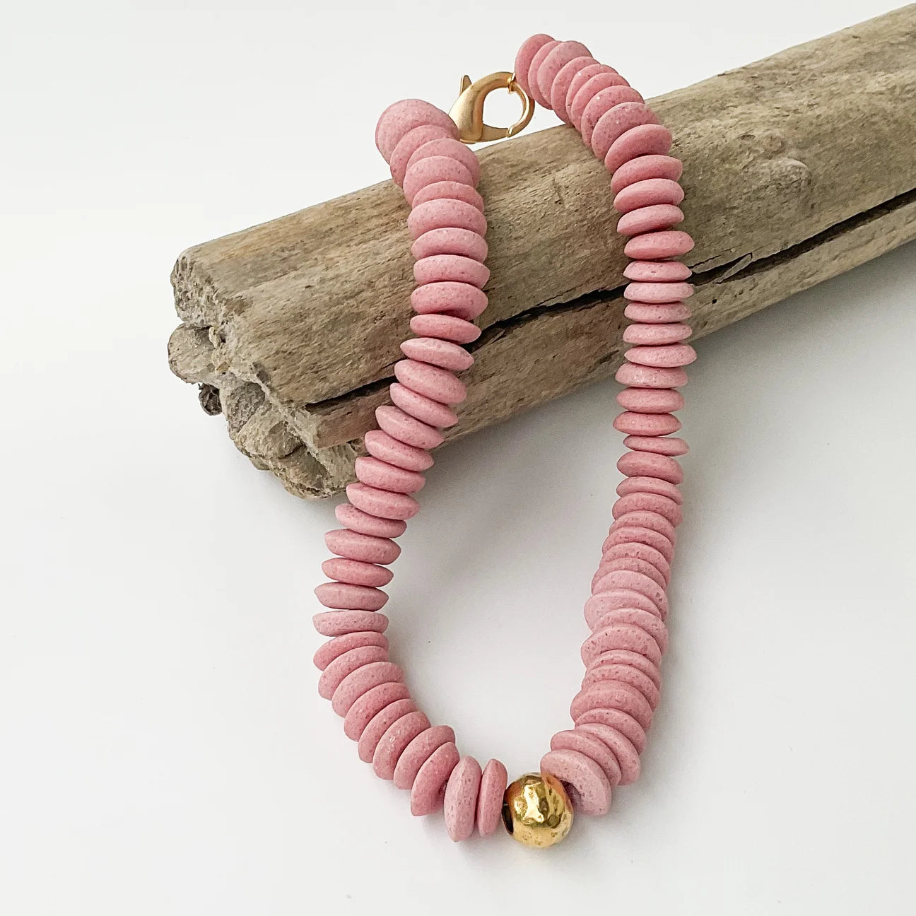 Heishi Clay Choker Necklace-Briton Court