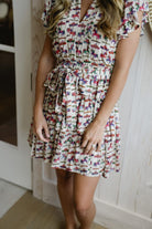 Delilah Mini Dress - Carousel Print-Briton Court