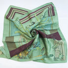 Sage Racing Garden Square Scarf-Briton Court