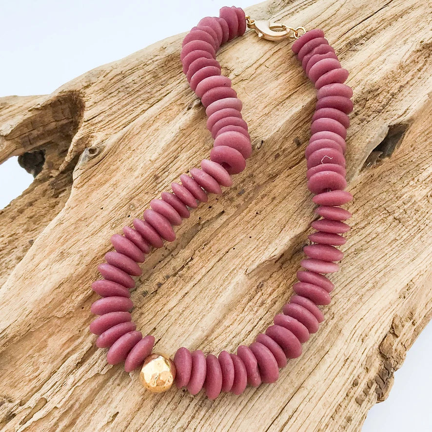 Heishi Clay Choker Necklace-Briton Court