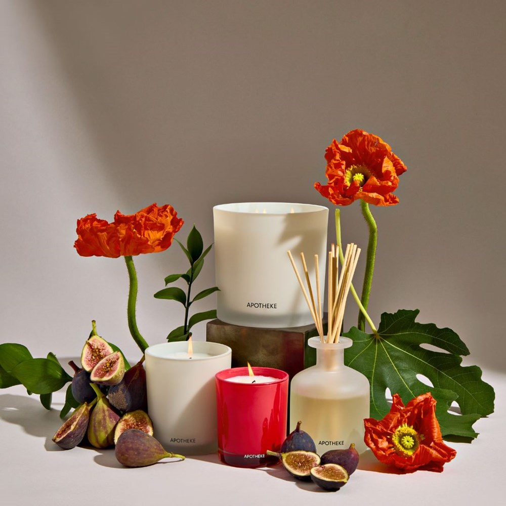 Fig and Olive Leaf Petite Candle-Briton Court