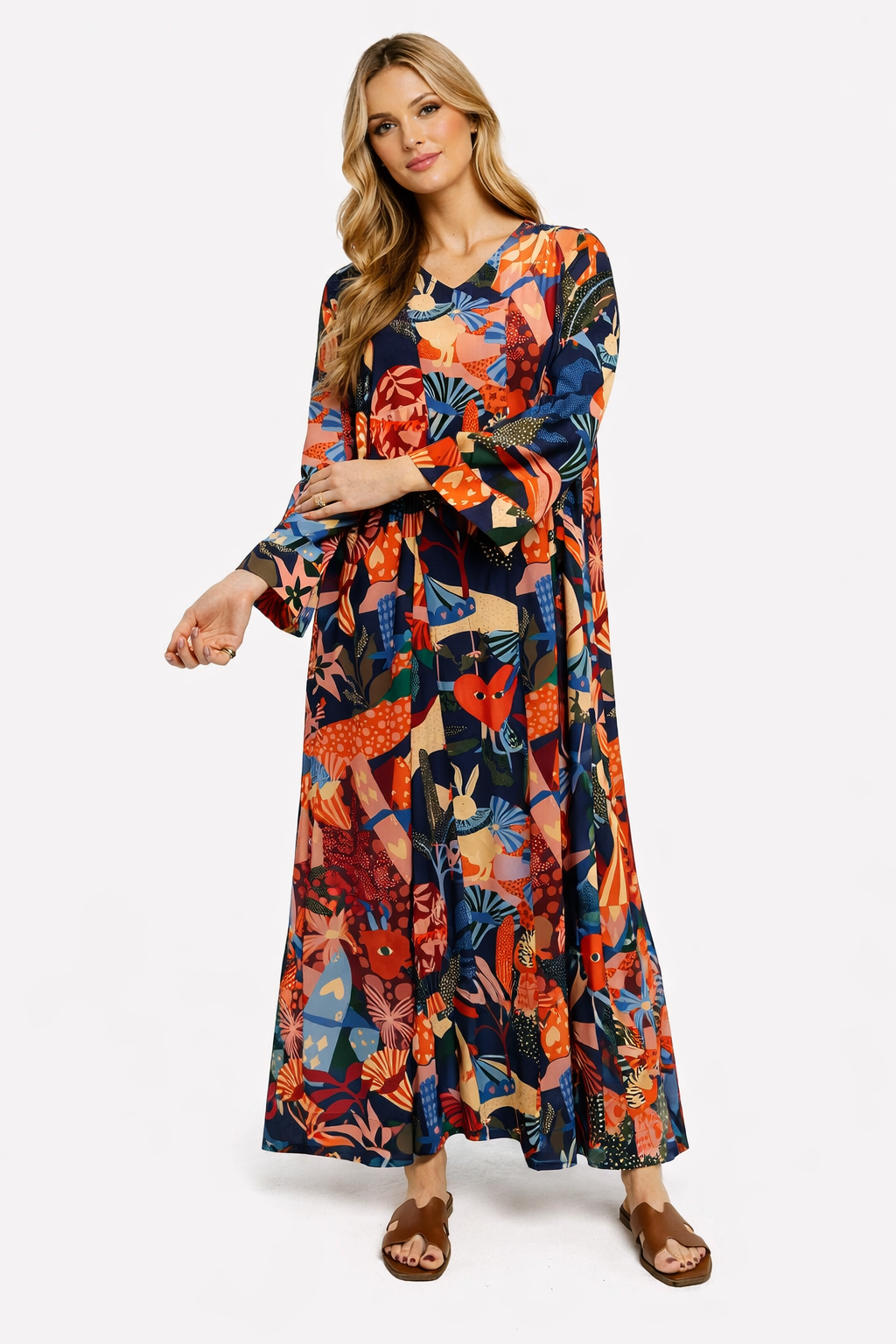 Juliet Maxi Dress Navy / S