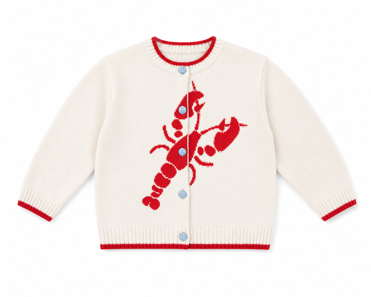 Evelyn Lobster Cardigan-Briton Court