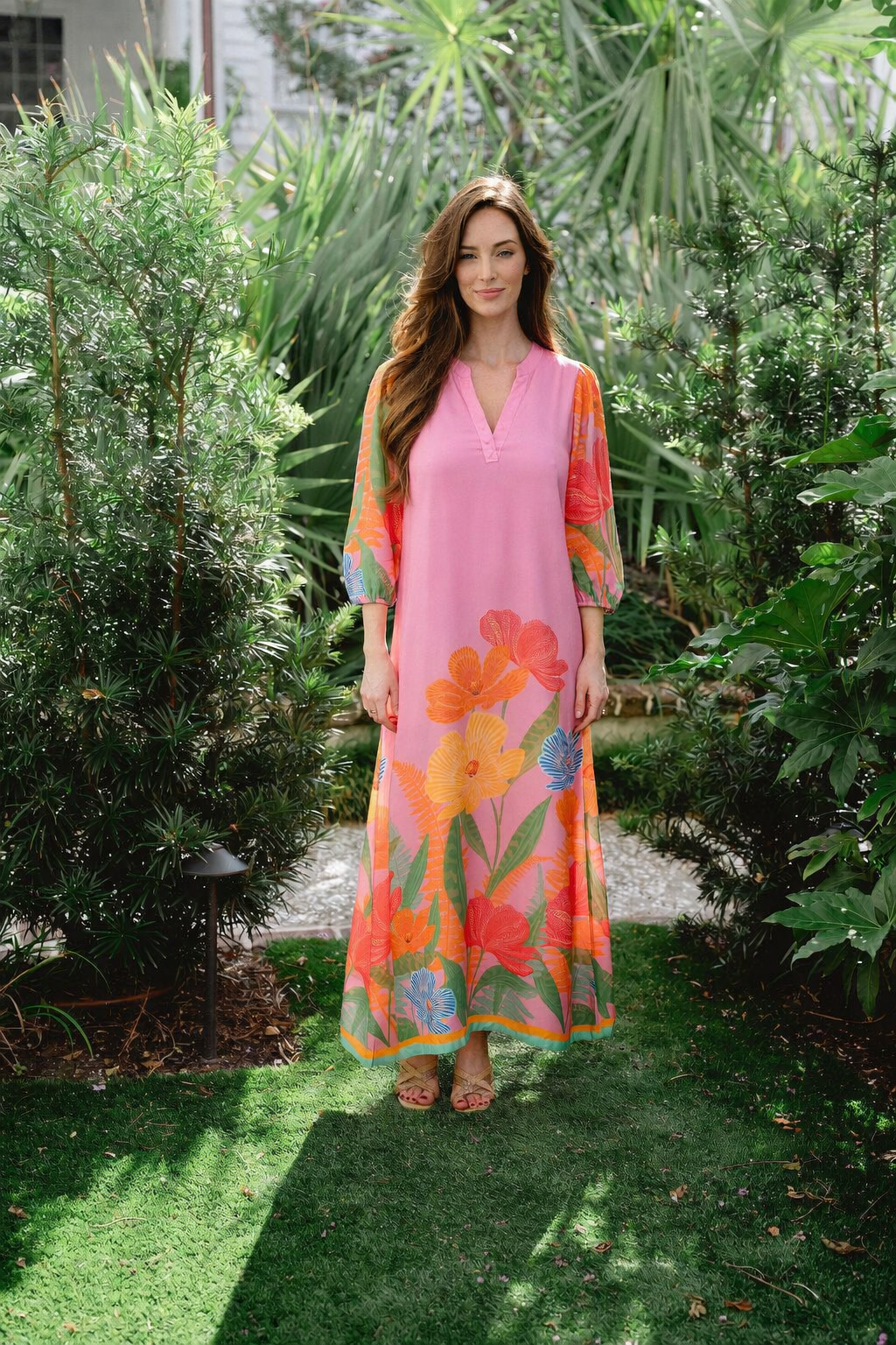 Melody Floral Maxi-Briton Court