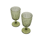 Olive Leaf Goblet - Set of 4-Briton Court